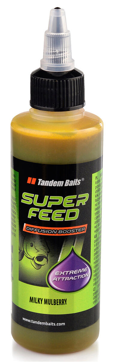 TANDEM BAITS Booster SuperFeed Diffusion Mléčná Moruše 100ml