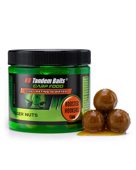 Kulki haczykowe Carp Food Boosted Hookers 18mm/300g Orzech Tygrysi