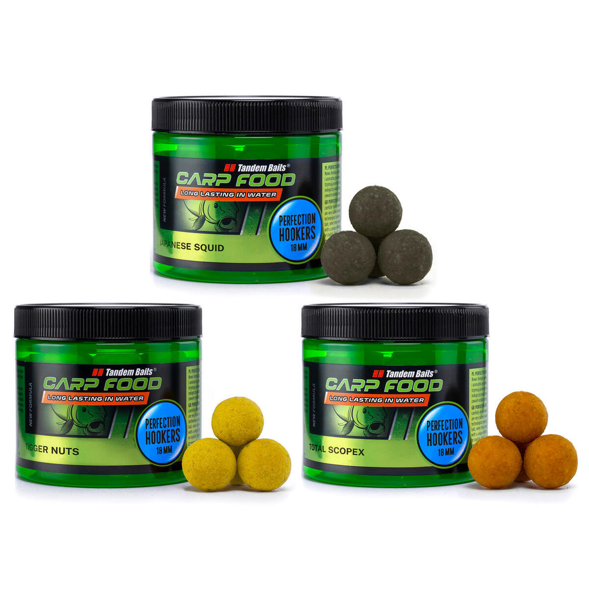 TANDEM BAITS Chytací boilies Carp Food Perfection Mix č. 3 18mm 120g 3ks