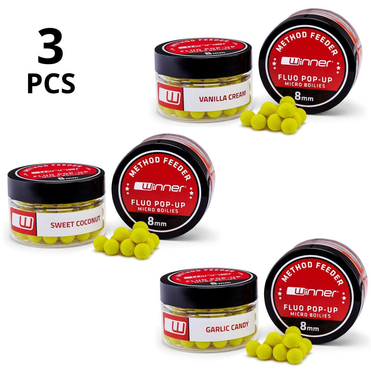 Mini Pop-Up Method/Feeder Flavor Mix Dolce 8mm/20g Set da 3 2/7
