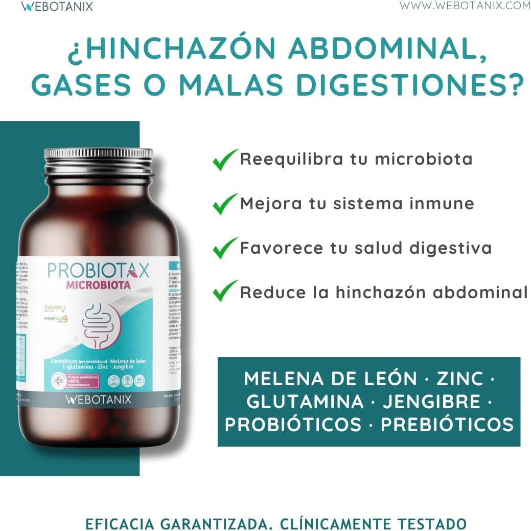 WeBotanix Probiotax Microbiota Cápsulas 60 cápsulas 2/7