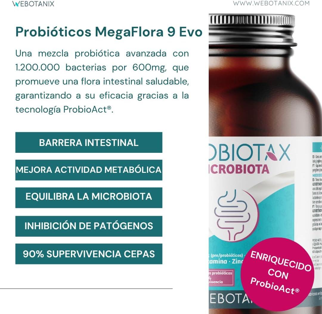 WeBotanix Probiotax Microbiota Cápsulas 60 cápsulas 6/7