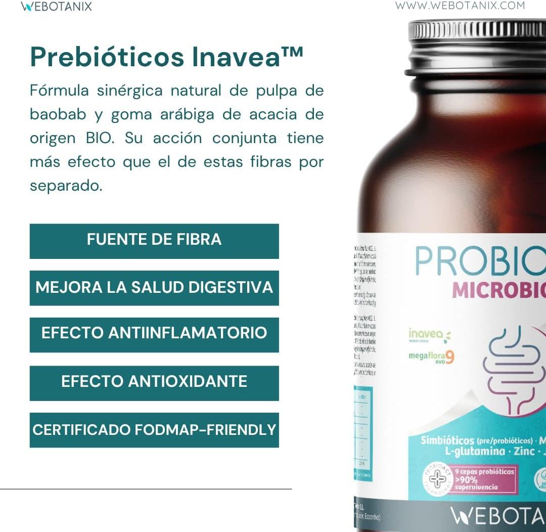 WeBotanix Probiotax Microbiota Cápsulas 60 cápsulas 5/7