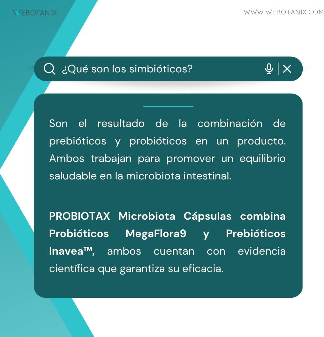 WeBotanix Probiotax Microbiota Cápsulas 60 cápsulas 4/7