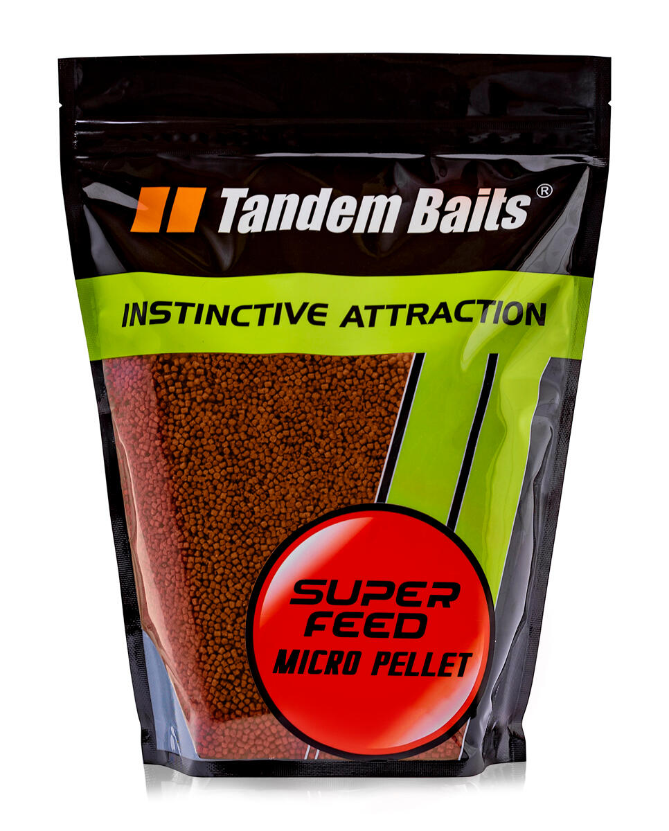 TANDEM BAITS Pelety SuperFeed Micro Carp Red Krill 2mm 1kg