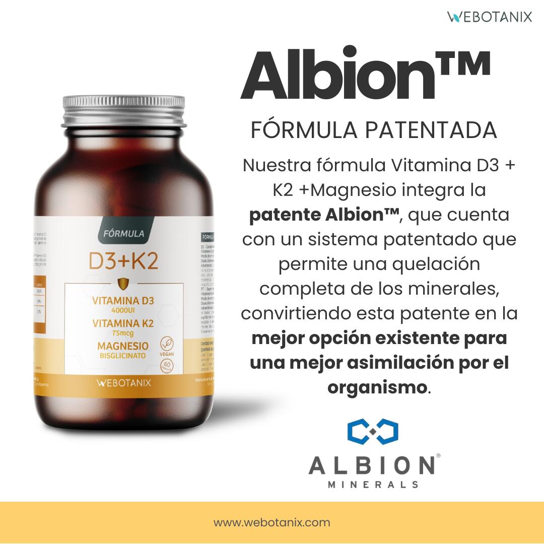WeBotanix Vitamina D3+K2 Fórmula 60 cápsulas 5/7