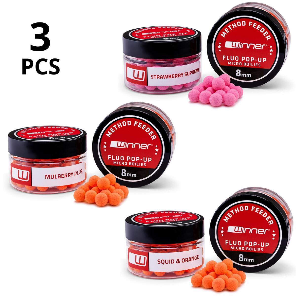 Pop-Up Mini Method/Feeder Mix Arôme Doux 8mm/20g Lot de 3 2/7