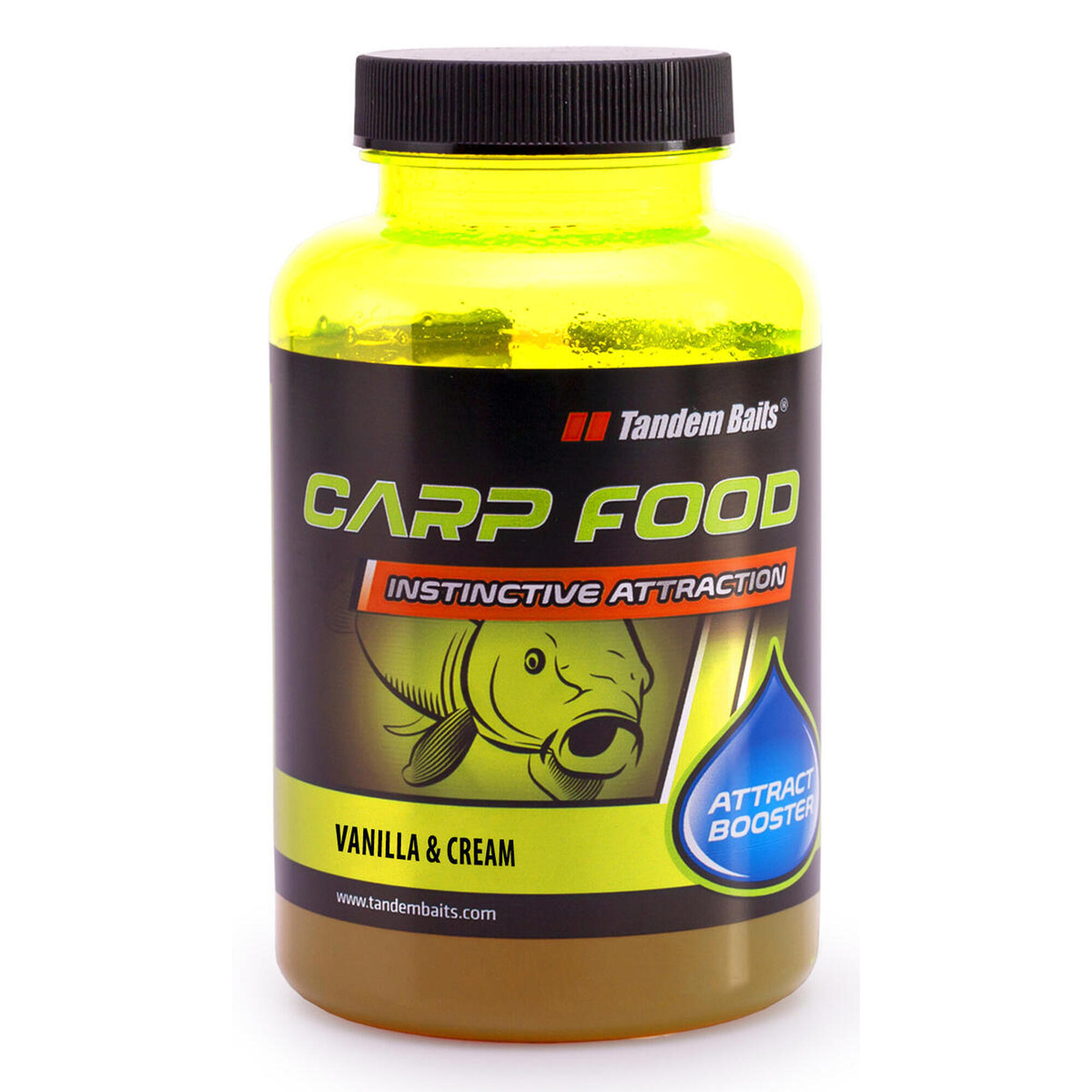 TANDEM BAITS Booster do PVA Carp Food Vanilka & Krém 300ml