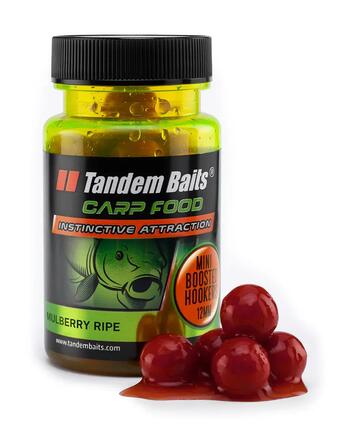 Mini kulki haczykowe Carp Food Boosted Hookers 12mm/50g Dojrzała Morwa