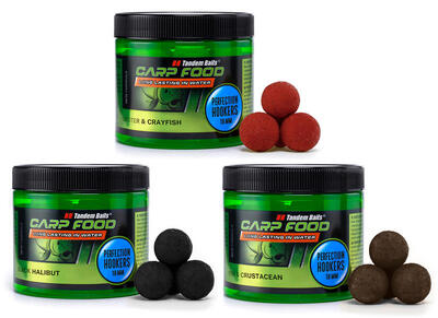 Carp food perfection boilies - hookers fish mix 3-pack set 18mm 120g