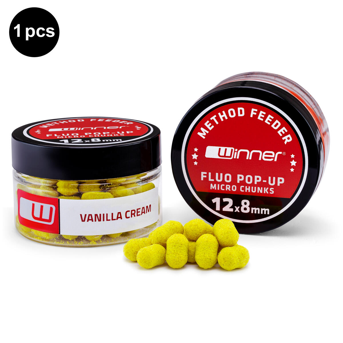Mikro Fluo Chunks przynęty do metodyWaniliowy Krem