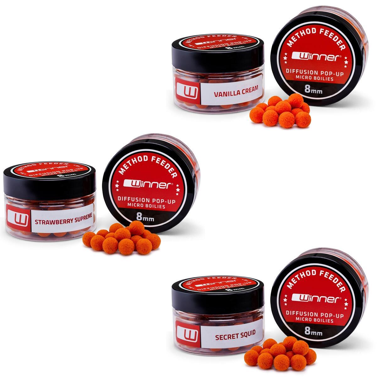Diffusion Micro Method/Feeder Baits Mix 8mm 20g Set da 3 2/7