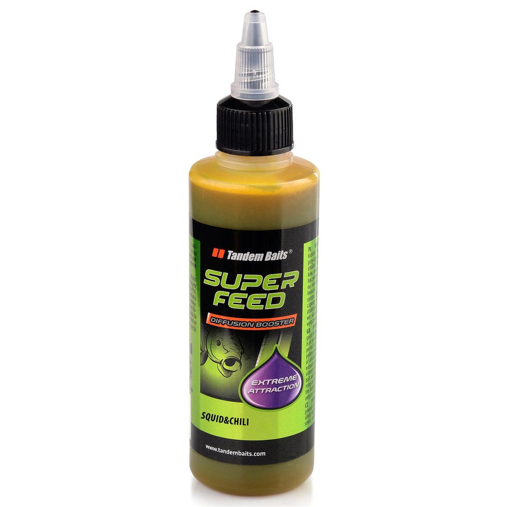 TANDEM BAITS Booster SuperFeed Diffusion Oliheň & Chili 100ml