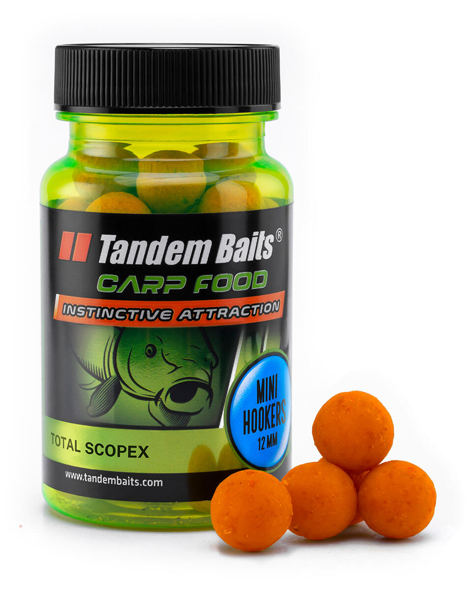 TANDEM BAITS Chytací boilies Carp Food Perfection Total Scopex 12mm 50g