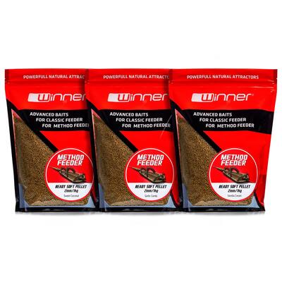 Method/feeder winner pellets sweet 2mm 1kg 4-pack set