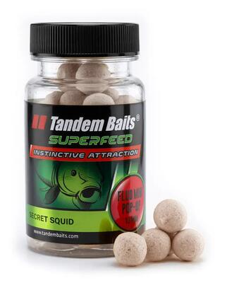 Superfeed fluo pop-up mini boilies secret squid 12mm 30g