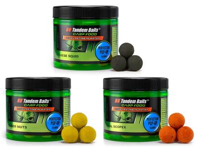 Carp food perfection pop-up boilies mix no 3 3-pack set 16mm/70g