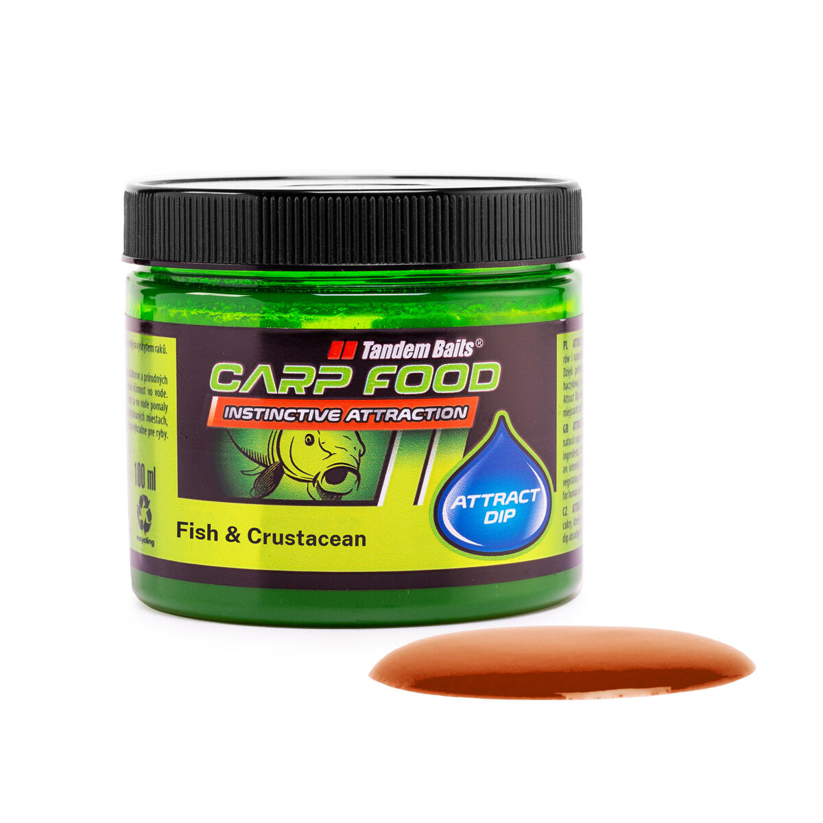 TANDEM BAITS Dip Carp Food Attract Ryba & Škeble 100ml