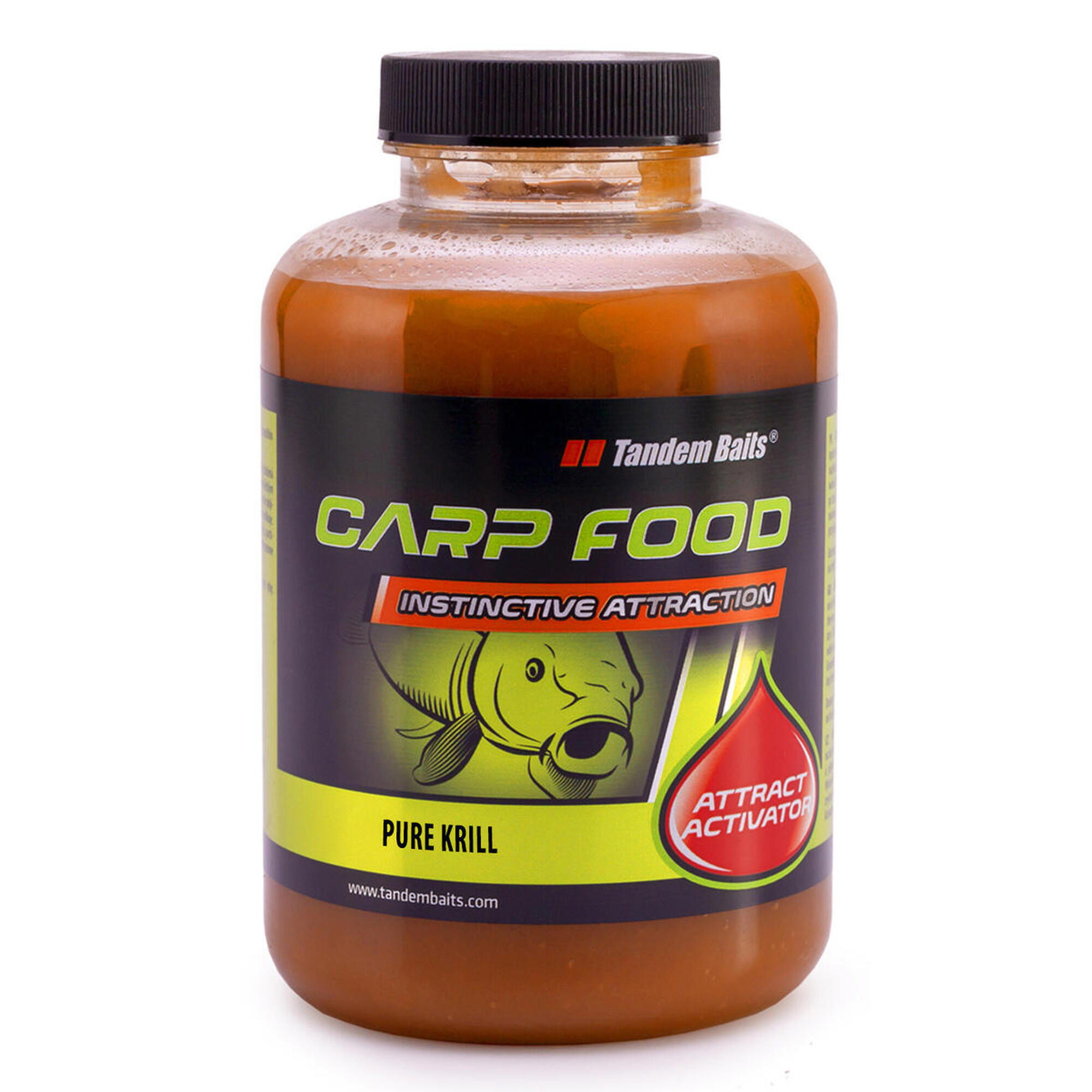 TANDEM BAITS Attract Activator Carp Food Čistý Krill 500ml