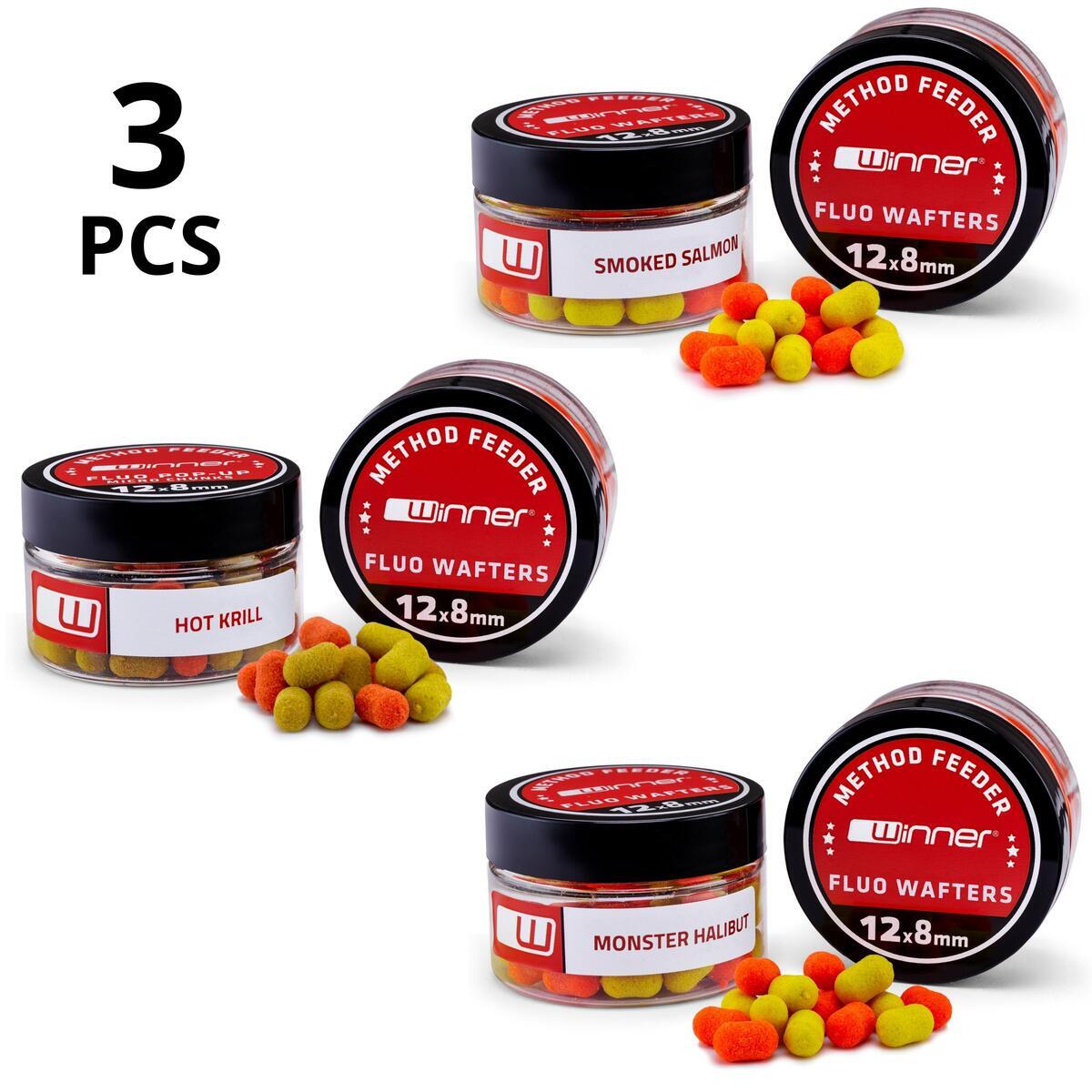 Wafters Fluo Method/Feeder Baits Fish Mix 20g Set da 3 2/7