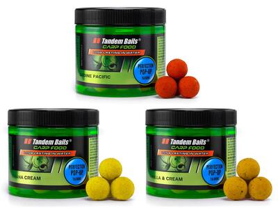 Carp food perfection pop-up boilies mix no 1 3-pack set 16mm/70g