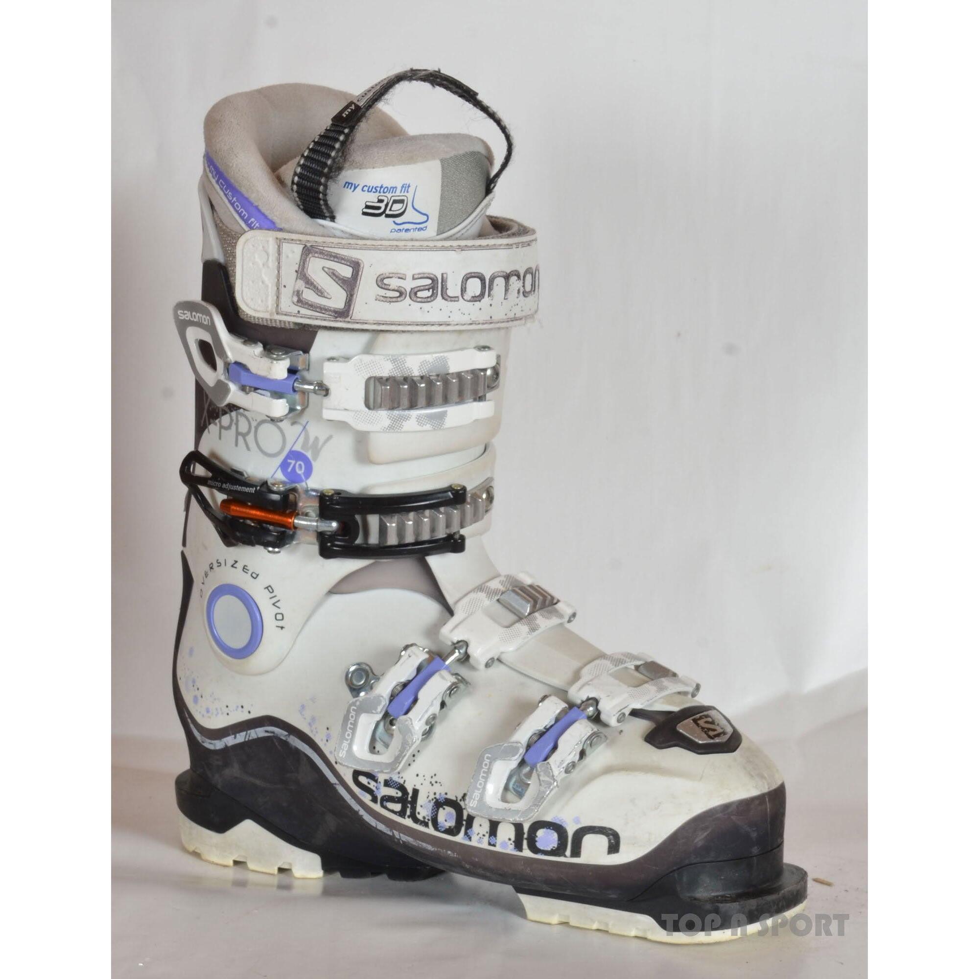 Salomon - Reconditionne - Salomon X-pro 70 W - Chaussures De Ski D'Occasion  Femme - Bon - Chaussures De Ski - Multicolore - 23,5 Cm - Decathlon