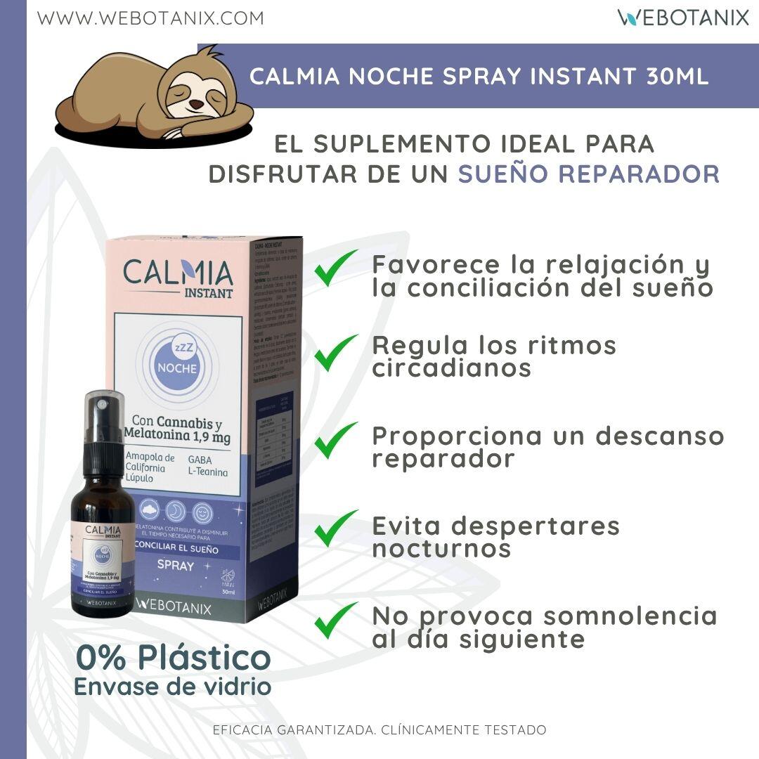 Calmia Night Spray Instantâneo com Melatonina, GABA e L-Teanina – 30 ml 2/5