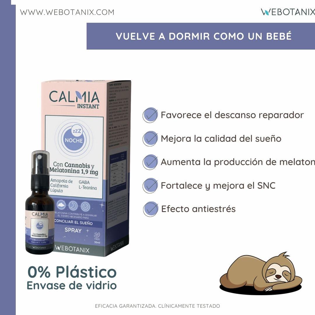 Calmia Night Spray Instantâneo com Melatonina, GABA e L-Teanina – 30 ml 4/5