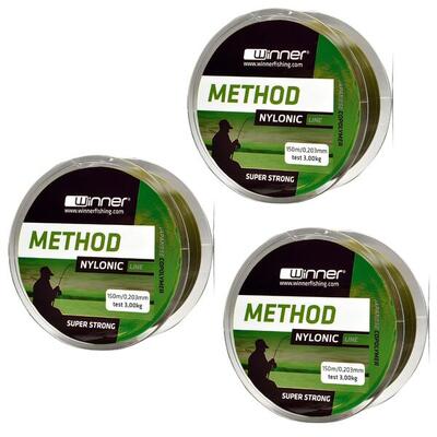 Filo Method Nylonic 0.203mm/150m Set da 3