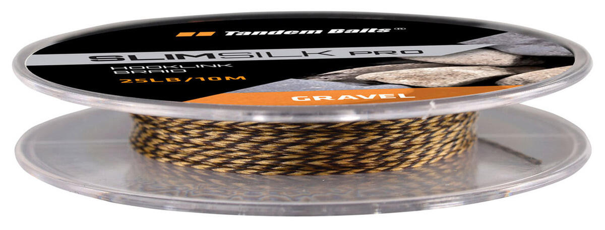 Plecionka przyponowa Slimsilk Pro 25 lb / 10 m / Silt