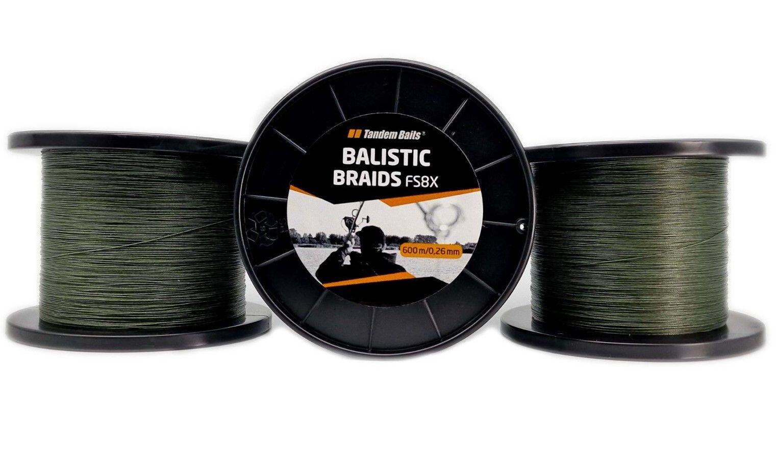 Balistic Sinkende Geflochtene Hauptschnur FS8X 600m 0.23mm 3/5