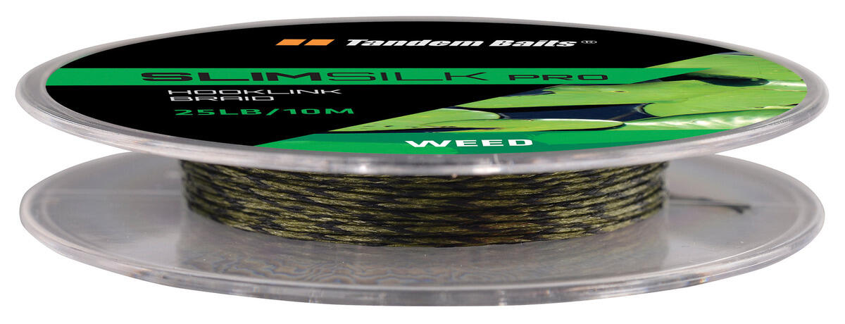 Plecionka przyponowa Slimsilk Pro 25 lb / 10 m / Weed