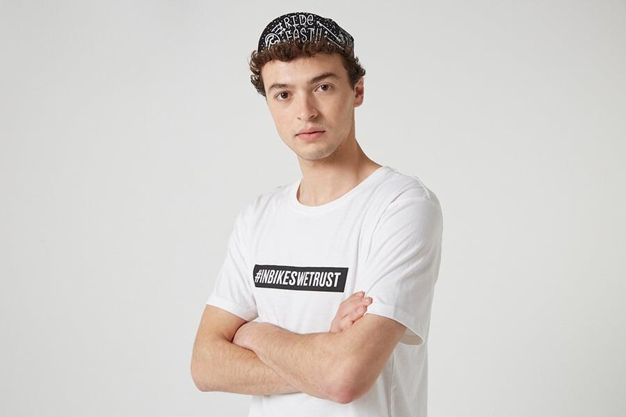 Camiseta #InBikesWeTrust Limited Edition - Blanco 3/7