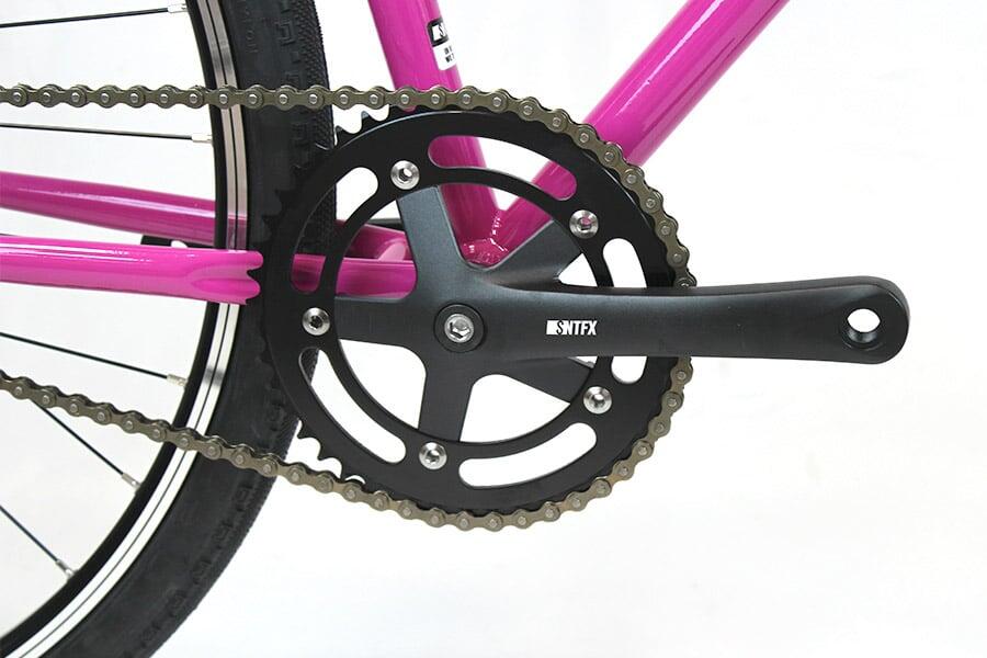 Vélo Fixie Wild Tracklocross Fuchsia 5/7