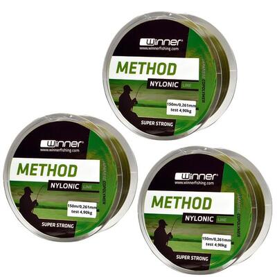 Filo Method Nylonic 0.261mm/150m Set da 3