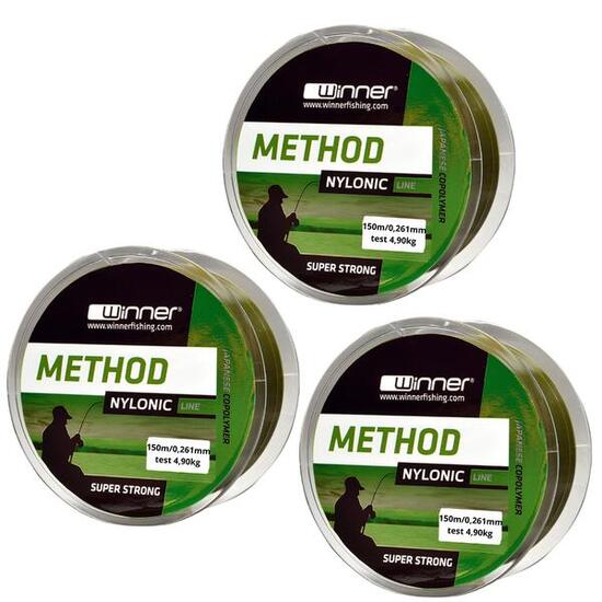 Filo Method Nylonic 0.261mm/150m Set da 3