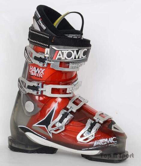 RECONDITIONNE - Chaussures de ski Atomic HAWX PLUS Red/Grey - BON