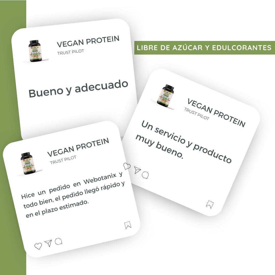 Vegan Protein 23 g por dosis con Guisante, Arroz y Cáñamo – 768 g 5/6
