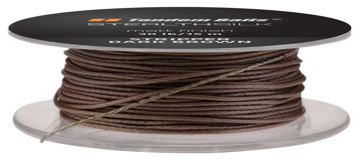Terminale Carpa Stealth Silk Stripper Mix Colori 15m 30lb Set da 2 3/6
