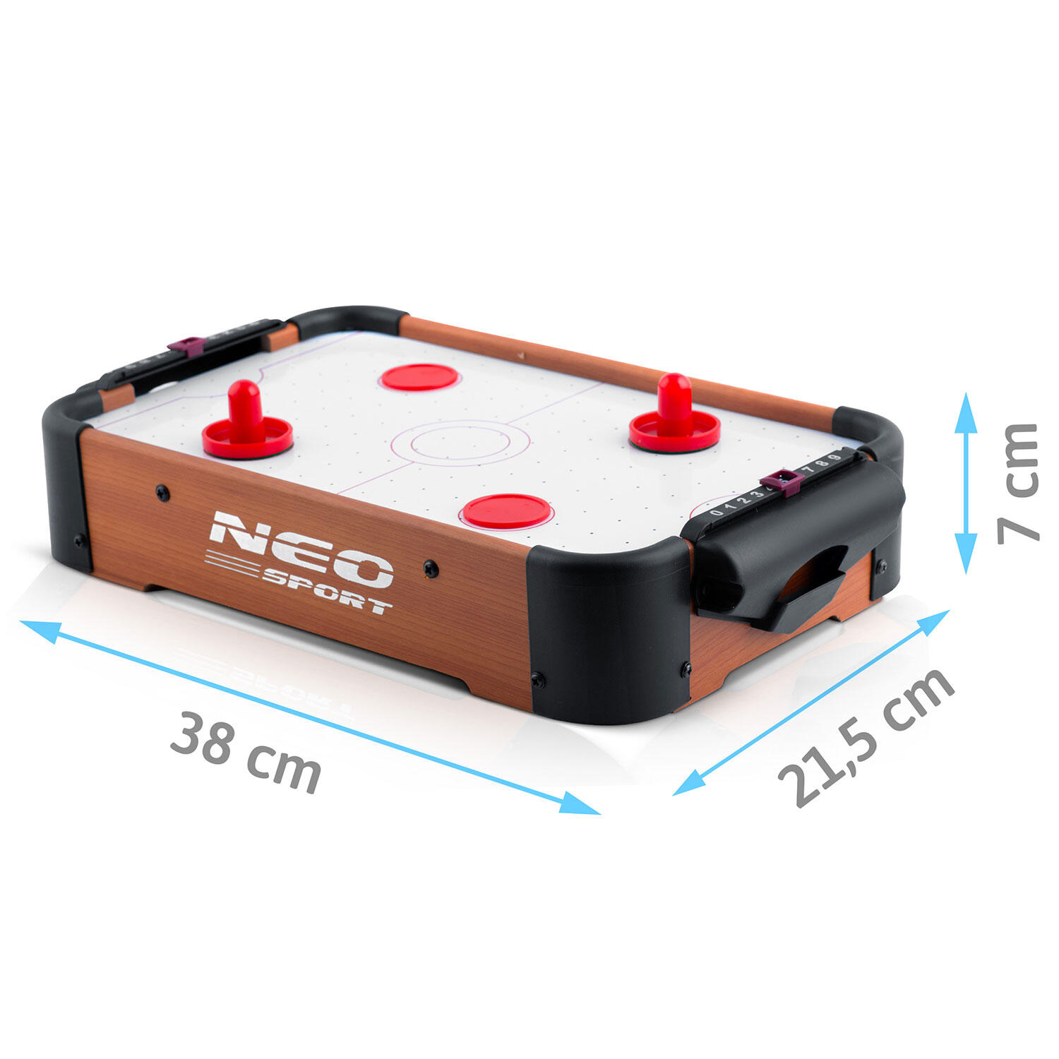 NEO-SPORT Mini Tischhockey Airhockeytisch Air Hockey Spieltisch Lufthockey 7/7