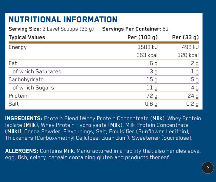 Whey Protein - Soro De Leite Crítico (2000g) - Choco Hazelnut 3/7