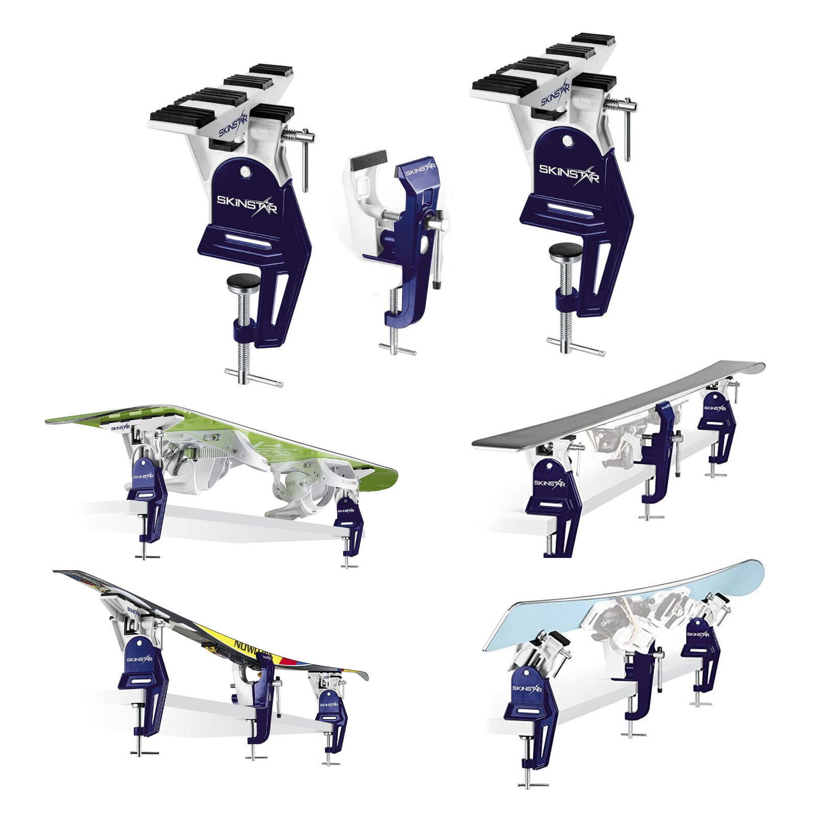 Torno de esqui Pro Racing World Cup alpino/snowboard adaptador universal 2/7