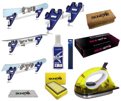 Set sci ceratura Smart morsa cera universale spazzola detergente ferro 8 pz