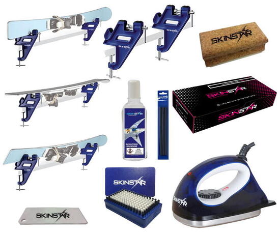 Set sci ceratura Smart morsa cera universale spazzola detergente ferro 8 pz