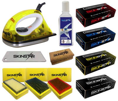 Set sci ferro. detergente. sughero. spazzole & cere idrocarb. 11 pz