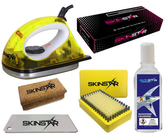 Kit sci sciolina ferro spazzola detergente sughero raschietto 6 pz