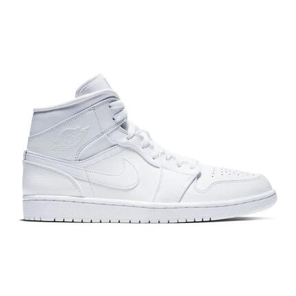 Sportschoenen Air Jordan 1 Mid Triple White (2020)