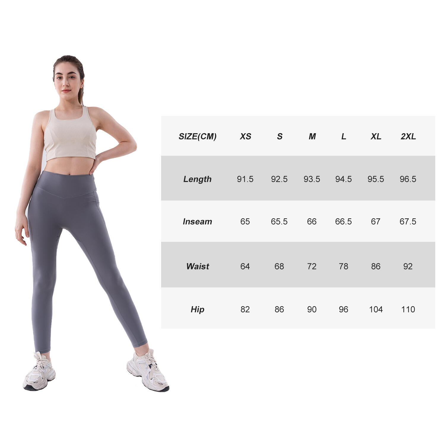 Leggings de yoga para mujer, pantalones de yoga ajustados de cintura alta. XS 7/7