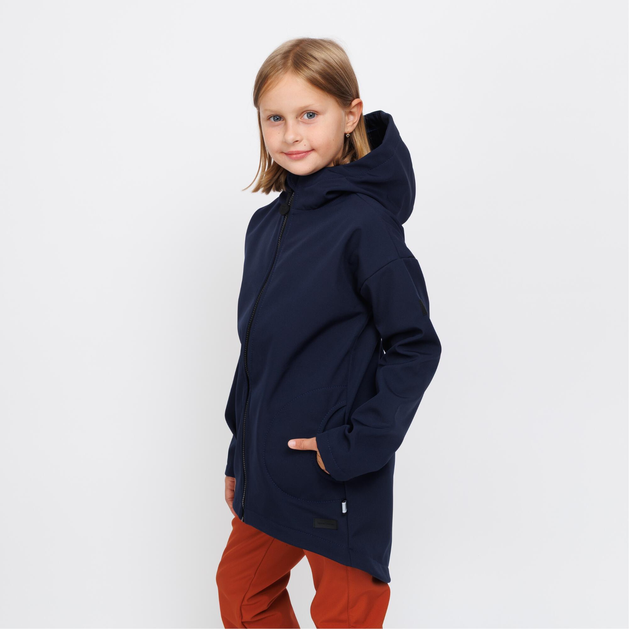Dětský softshellový oversize kabátek 2/9