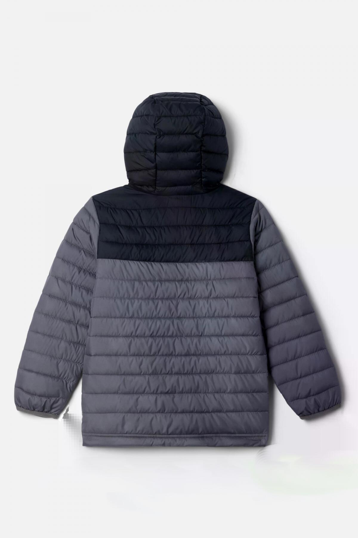 Columbia Modelo Powder Lite Ii Hooded Jacket Cor Cinza 5/5